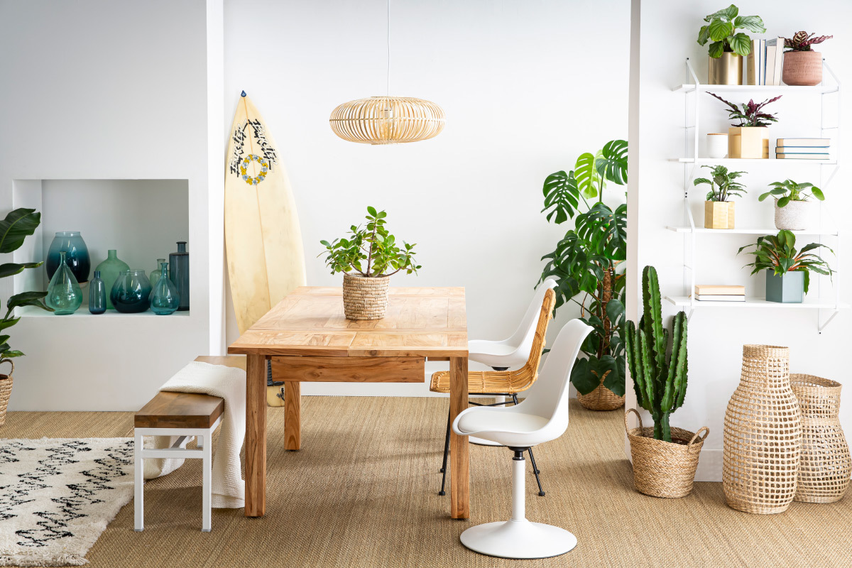 Lampada a sospensione in bamb D60 cm KANA