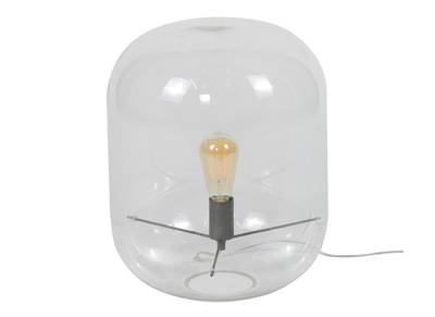 Lampada da tavolo con cupola in vetro D35 cm ANCY