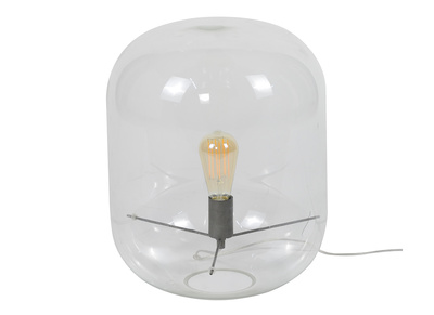Lampada da tavolo con cupola in vetro D35 cm ANCY - Lampada da tavolo con cupola in vetro D35 cm ANCY