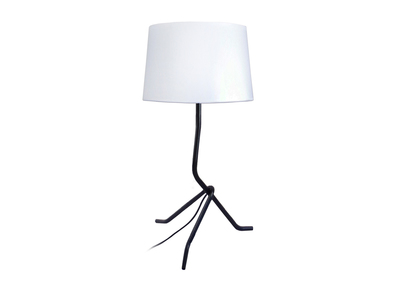 Lampada da tavolo design in acciaio Bianco DANDY