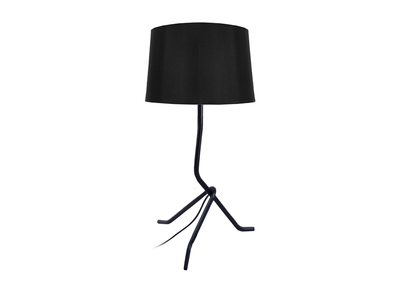 Lampada da tavolo design in acciaio Nero DANDY