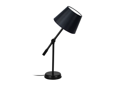 Lampada da tavolo design snodata in acciaio Nero LUCIO