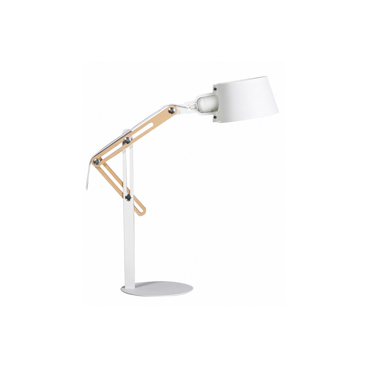 Lampada da terra design in metallo Bianco BILLY