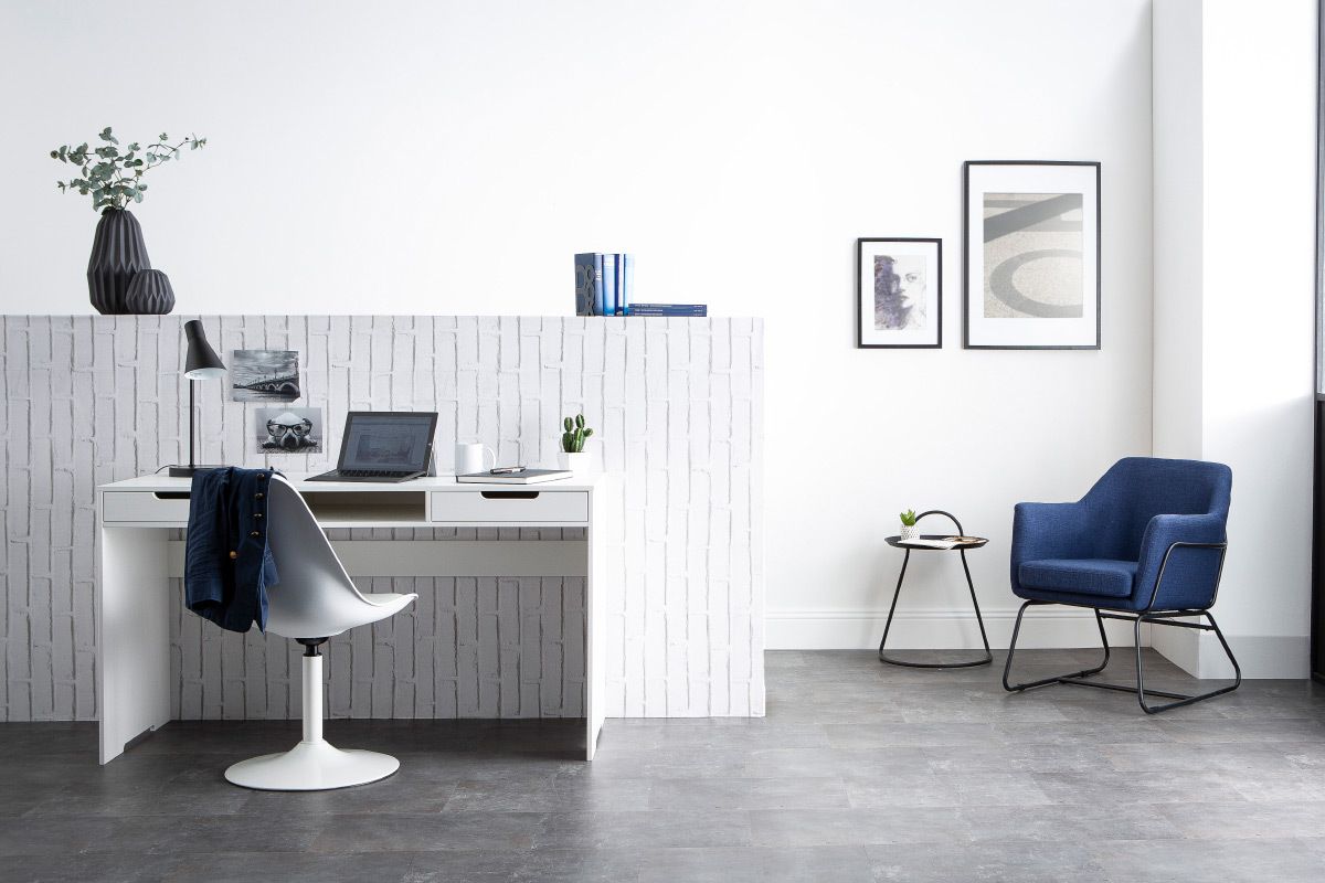 Lampada da terra design in metallo Nero AMPLO