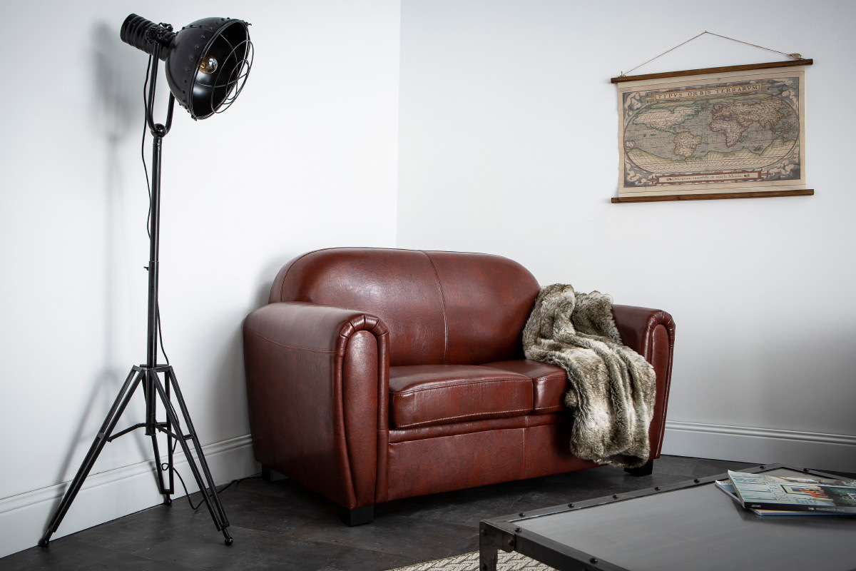 Lampada metallo nero vintage industriale FACTORY