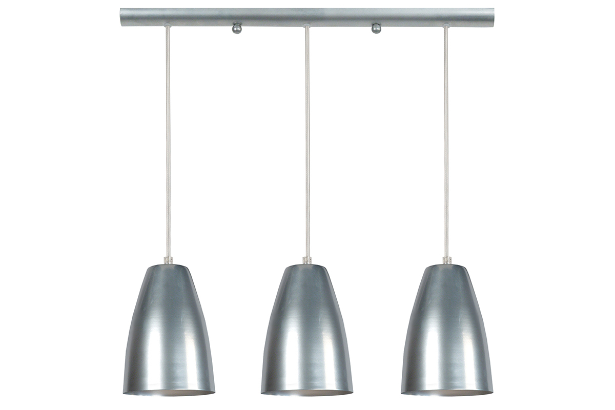 Lampadario a barra design 3 luci cromato FRIDAY