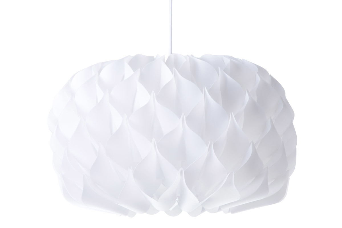 Lampadario design bianco RUCHE