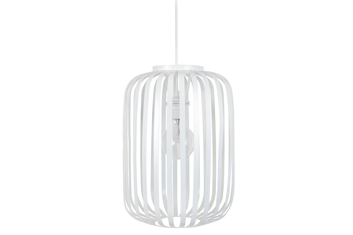 Lampadario design in metallo Bianco ALVEOL