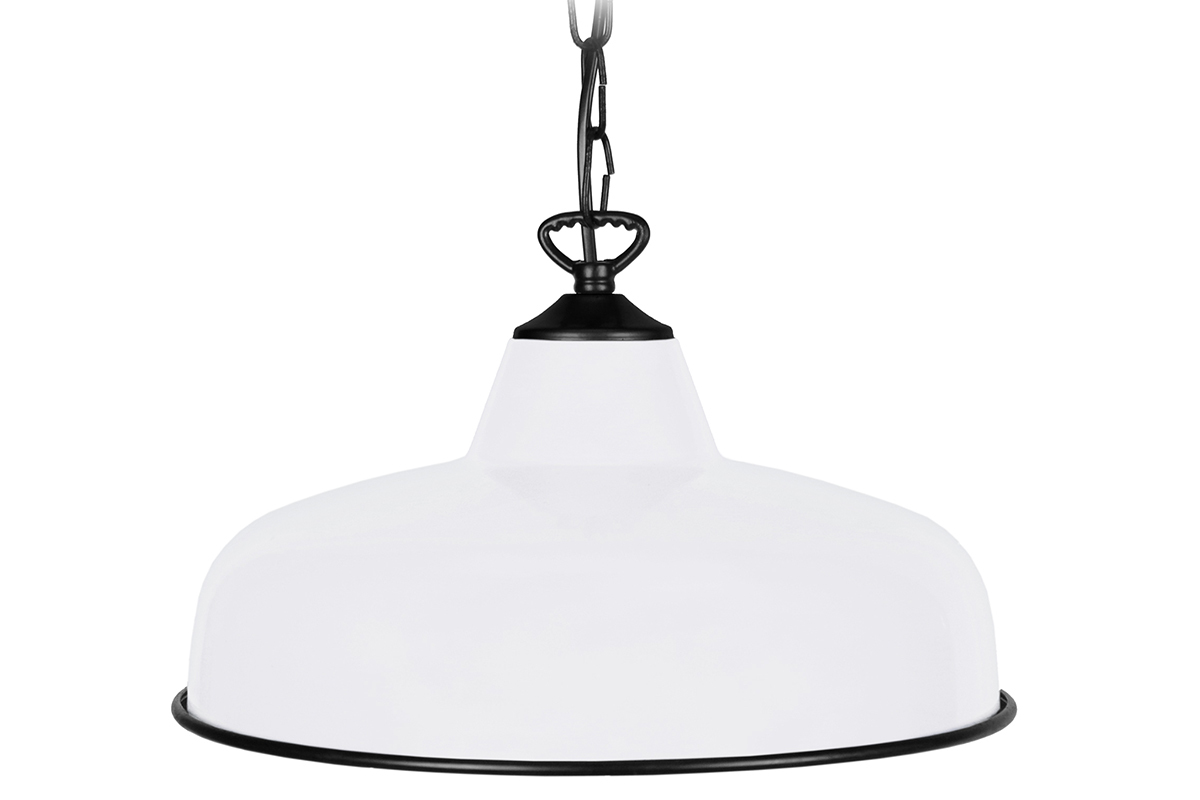 Lampadario design in metallo Bianco VINTI