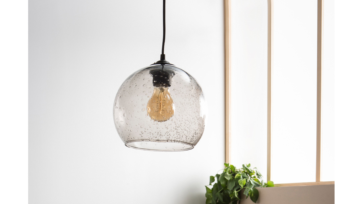 Lampadario design in vetro a forma di globo SPHERE