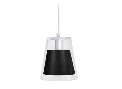 Lampadario design in vetro Nero ACROSS