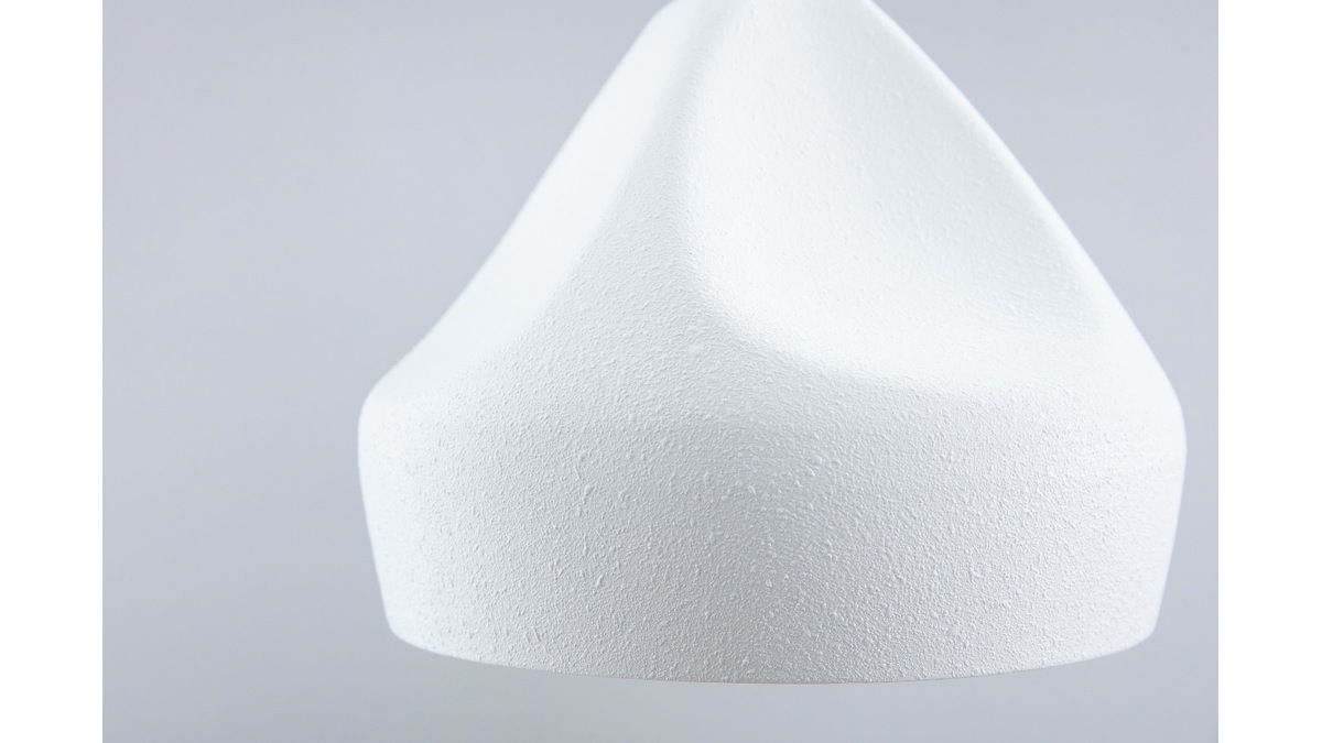 Lampadario di design, in ceramica, colore: Bianco, modello: ELEGANT