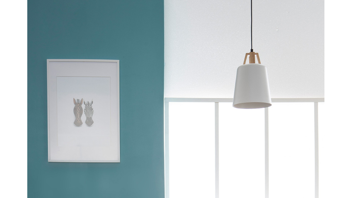 Lampadario di design, in vetro, colore: Bianco, modello: ANCA