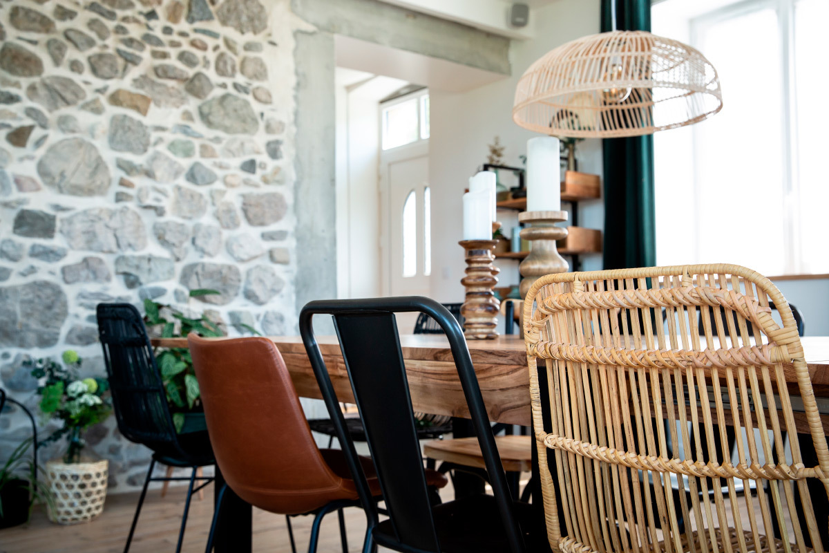 Lampadario in rattan D60 cm KOTAO