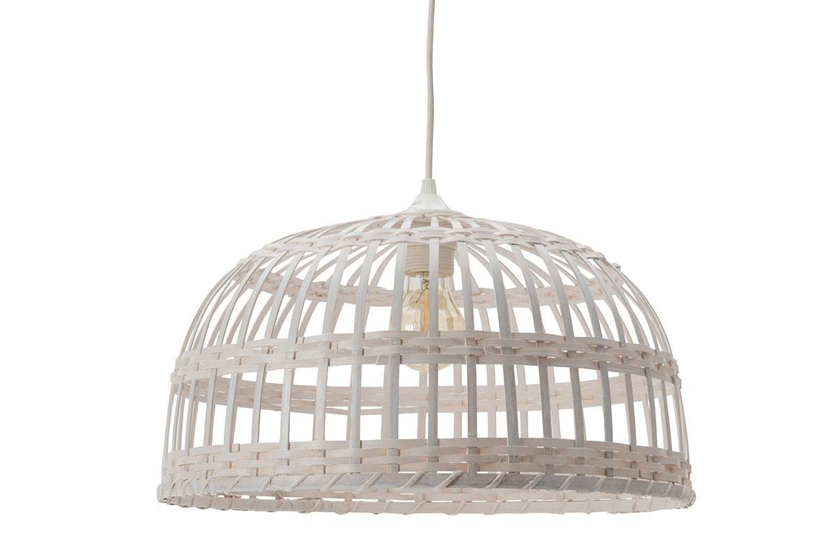 Lampadario in stile bohmien bamb 40 cm EDEN