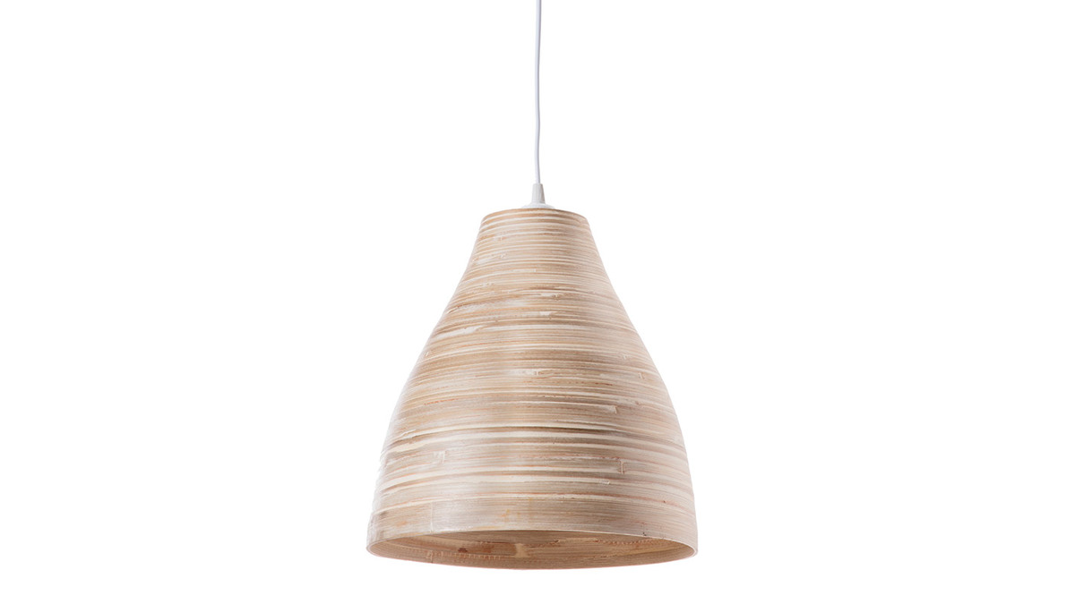 Lampadario in stile bohmien in bamb 30 cm SELVA