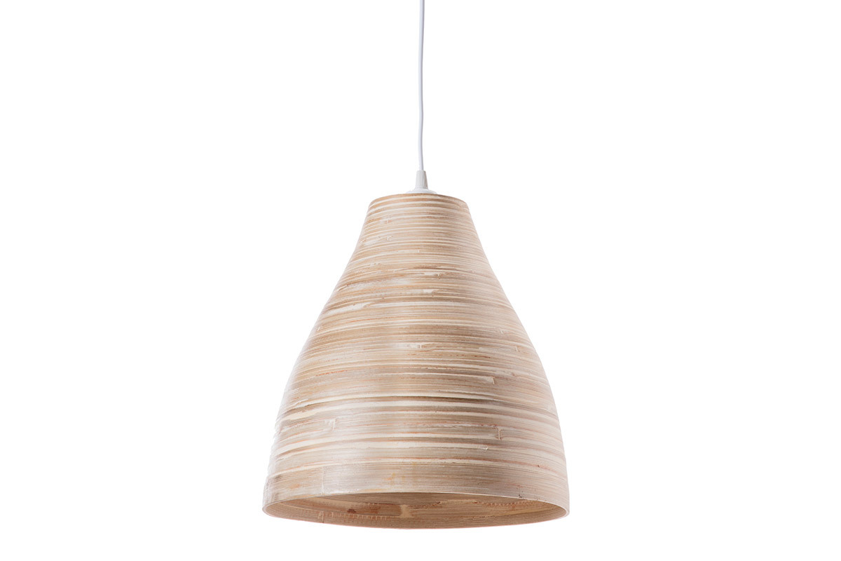 Lampadario in stile bohmien in bamb 30 cm SELVA