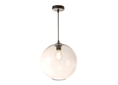 Lampadario sferico in vetro ambrato D30 cm DUNA - Lampadario sferico in vetro ambrato D30 cm DUNA