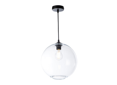 Lampadario sferico in vetro trasparente D30 cm DUNA
