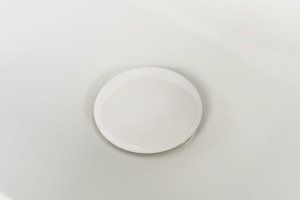 Lavabo ovale in ceramica bianca L60.5 cm GALEA
