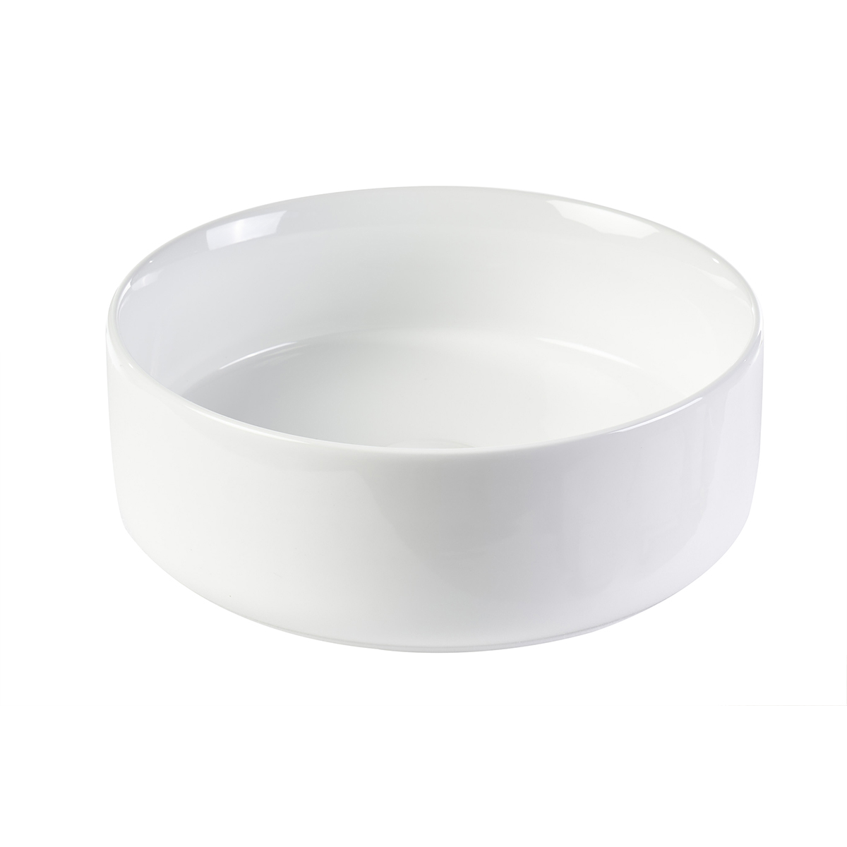 Lavabo rotondo in ceramica bianca D31 cm MARLI