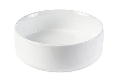 Lavabo rotondo in ceramica bianca D31 cm MARLI