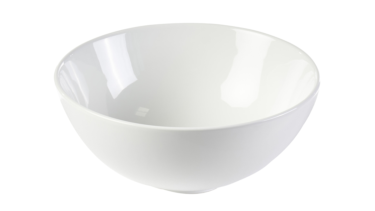 Lavabo rotondo in ceramica bianca D32 cm ZIA