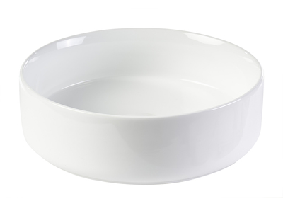 Lavabo rotondo in ceramica bianca D40,5 cm ISLA