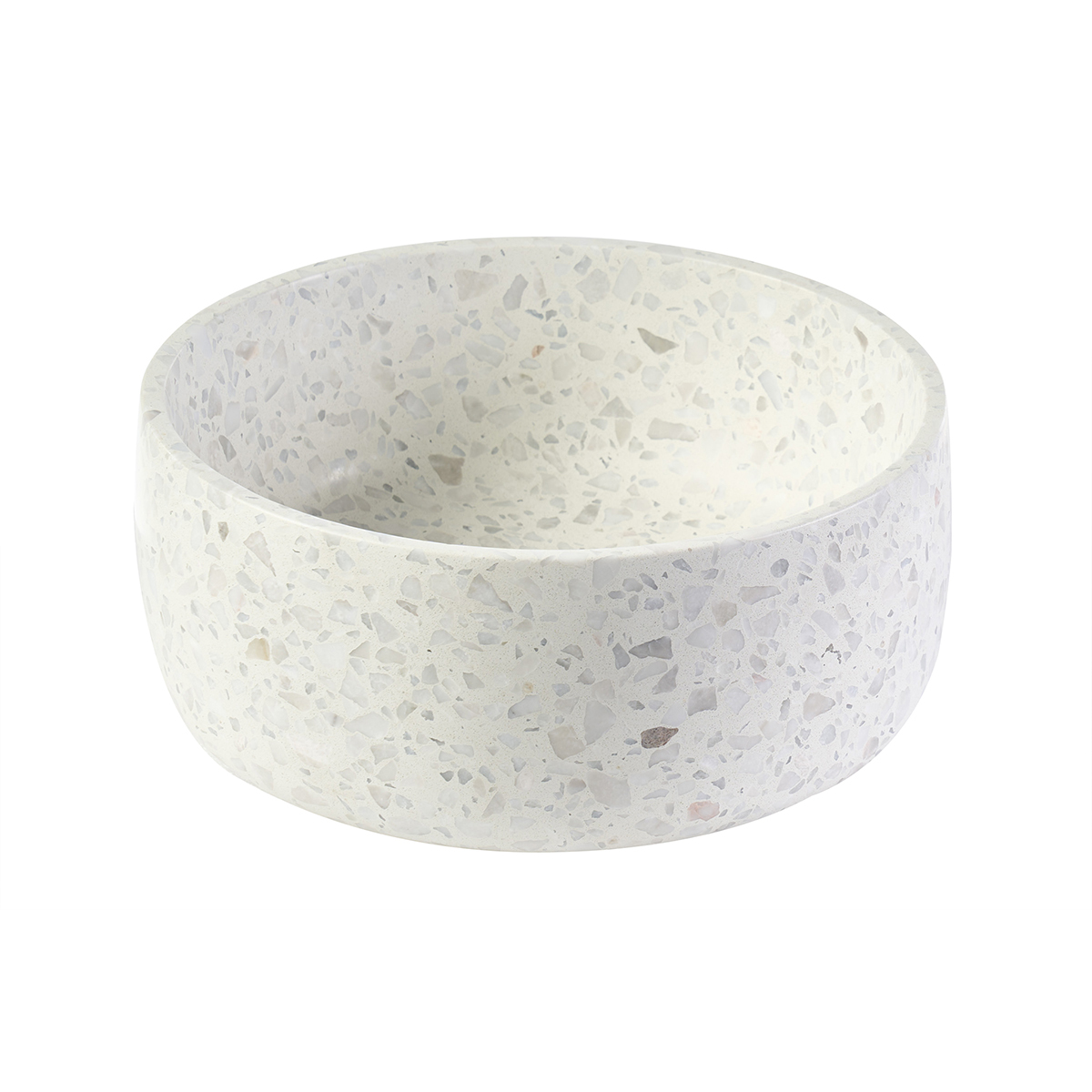Lavabo rotondo in terrazzo grigio D30 cm JOH