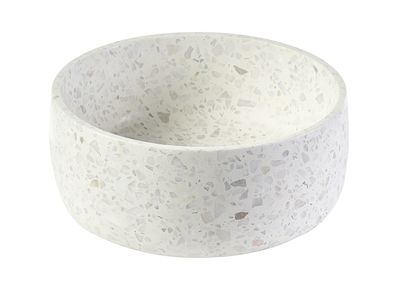 Lavabo rotondo in terrazzo grigio D30 cm JOH