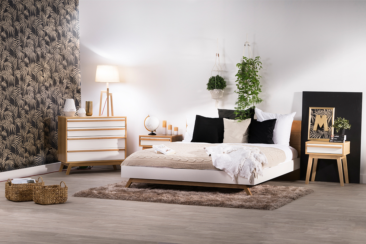 Letto 160*200 design scandinavo HELIA