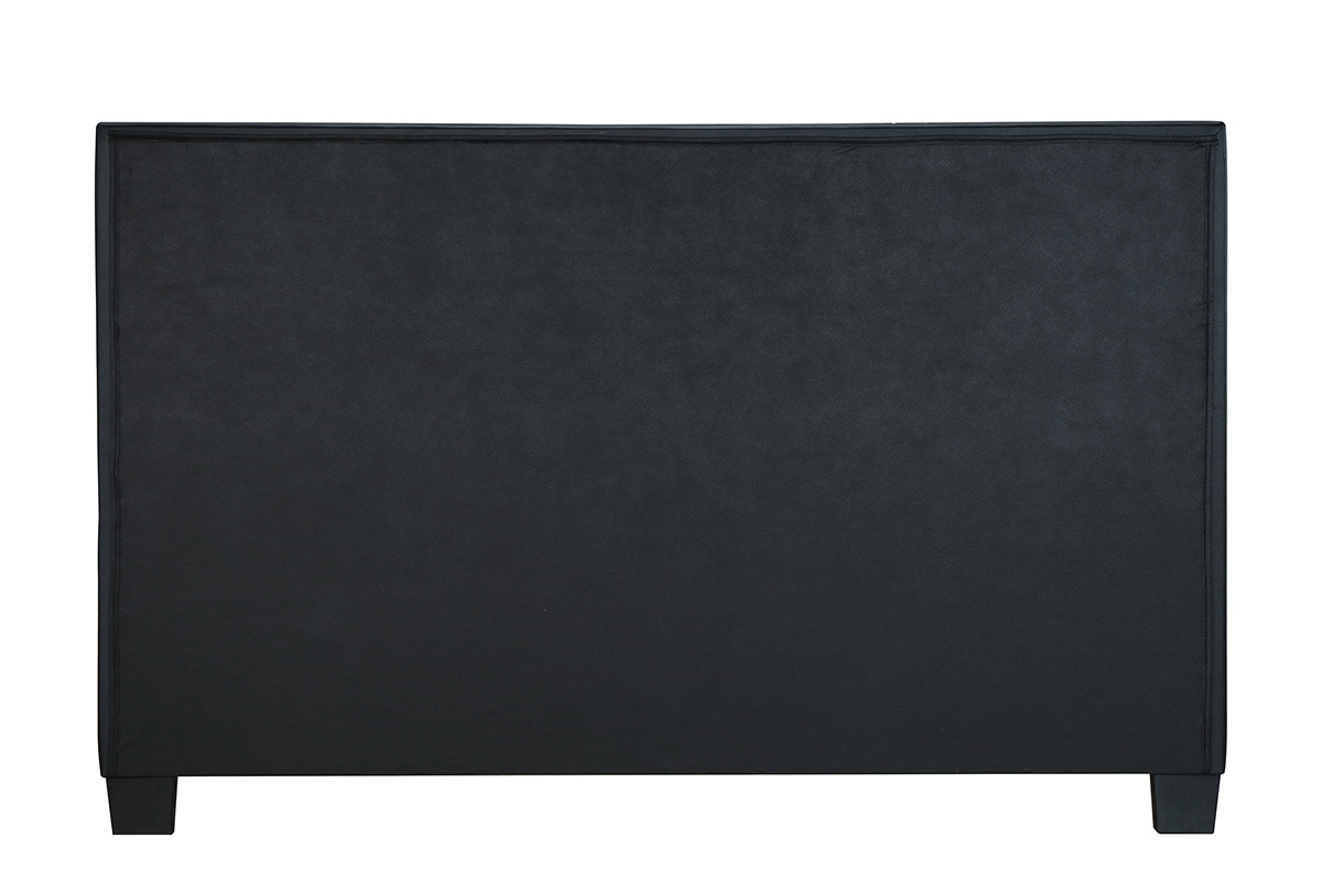 Letto 2 posti 160*200 nero KINGLEY