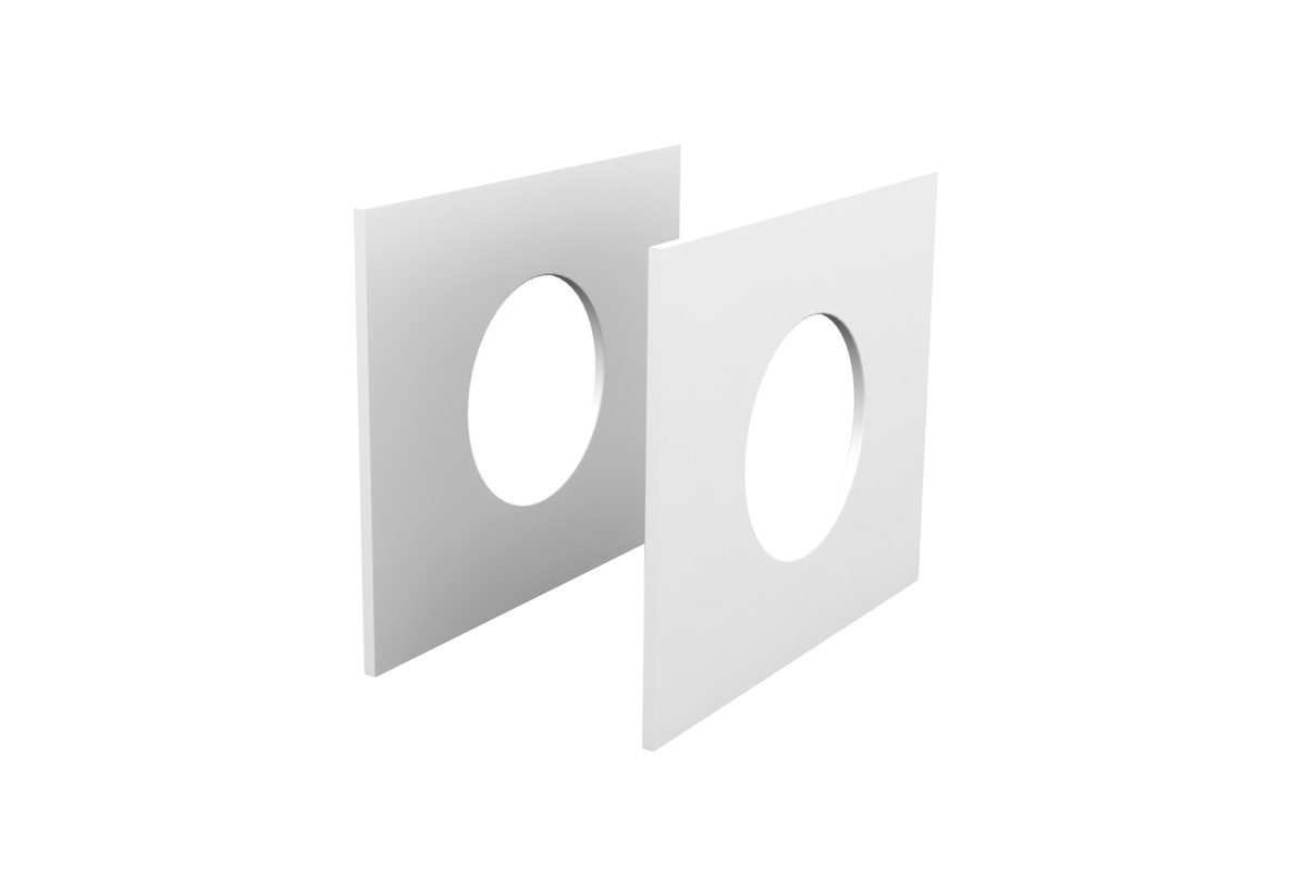 Letto a castello bambino con pannelli amovibili legno chiaro e bianco ALTO