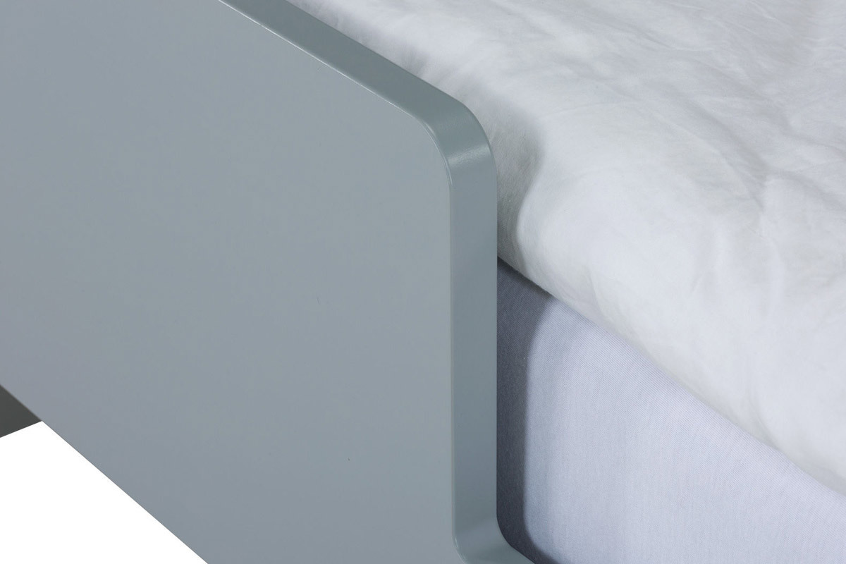 Letto bambino con cassetti 90x190 cm rosa bianco et grigio JULES