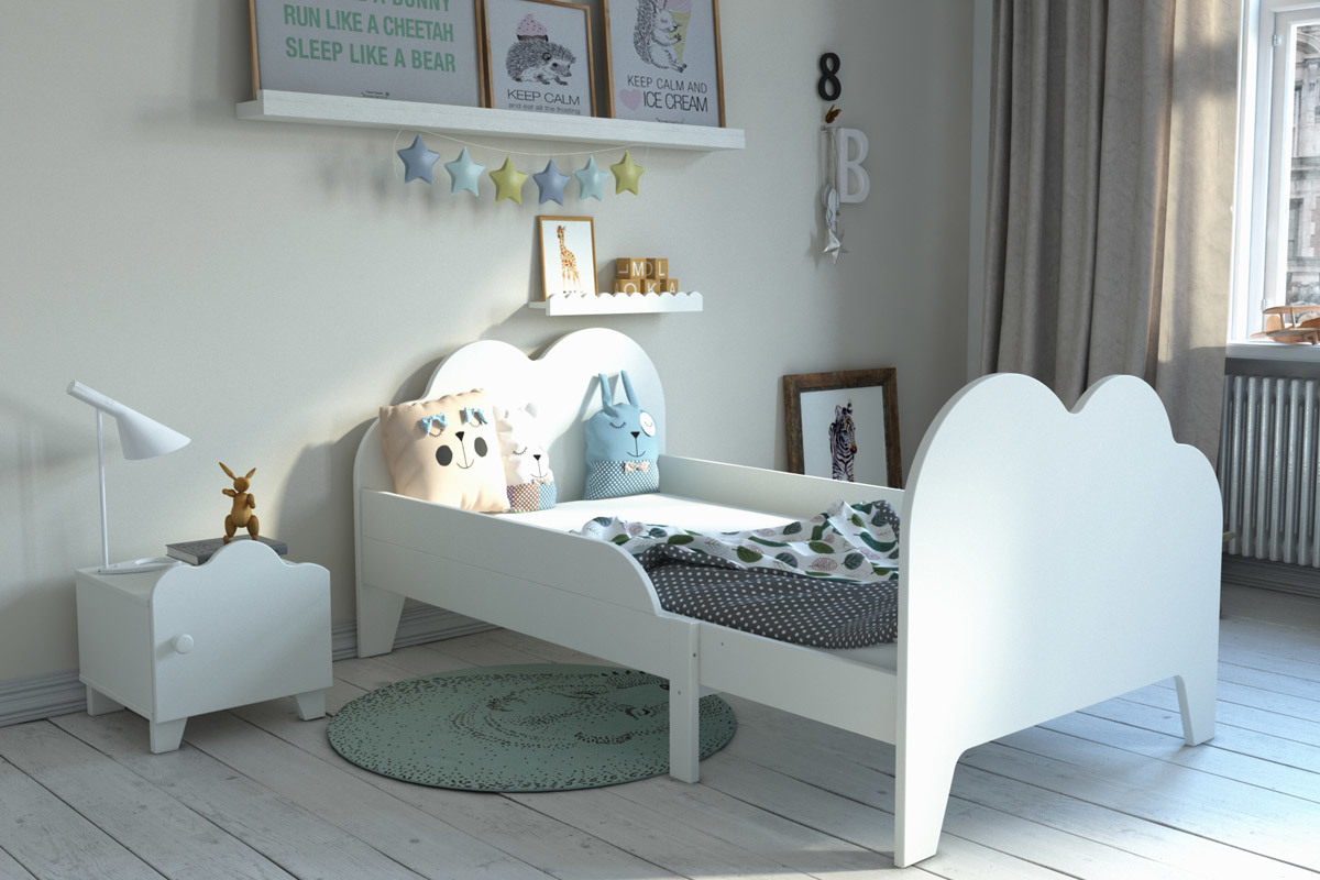 Letto bambino evolutivo nuvola bianca AERO