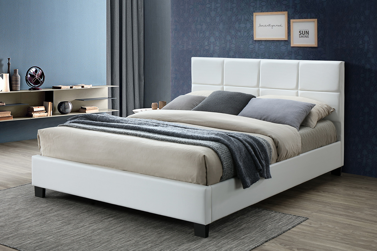 Letto da adulto 160x200 cm Bianco SOLAL