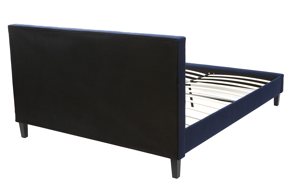 Letto da adulto 160x200 cm Blu scuro EMERY