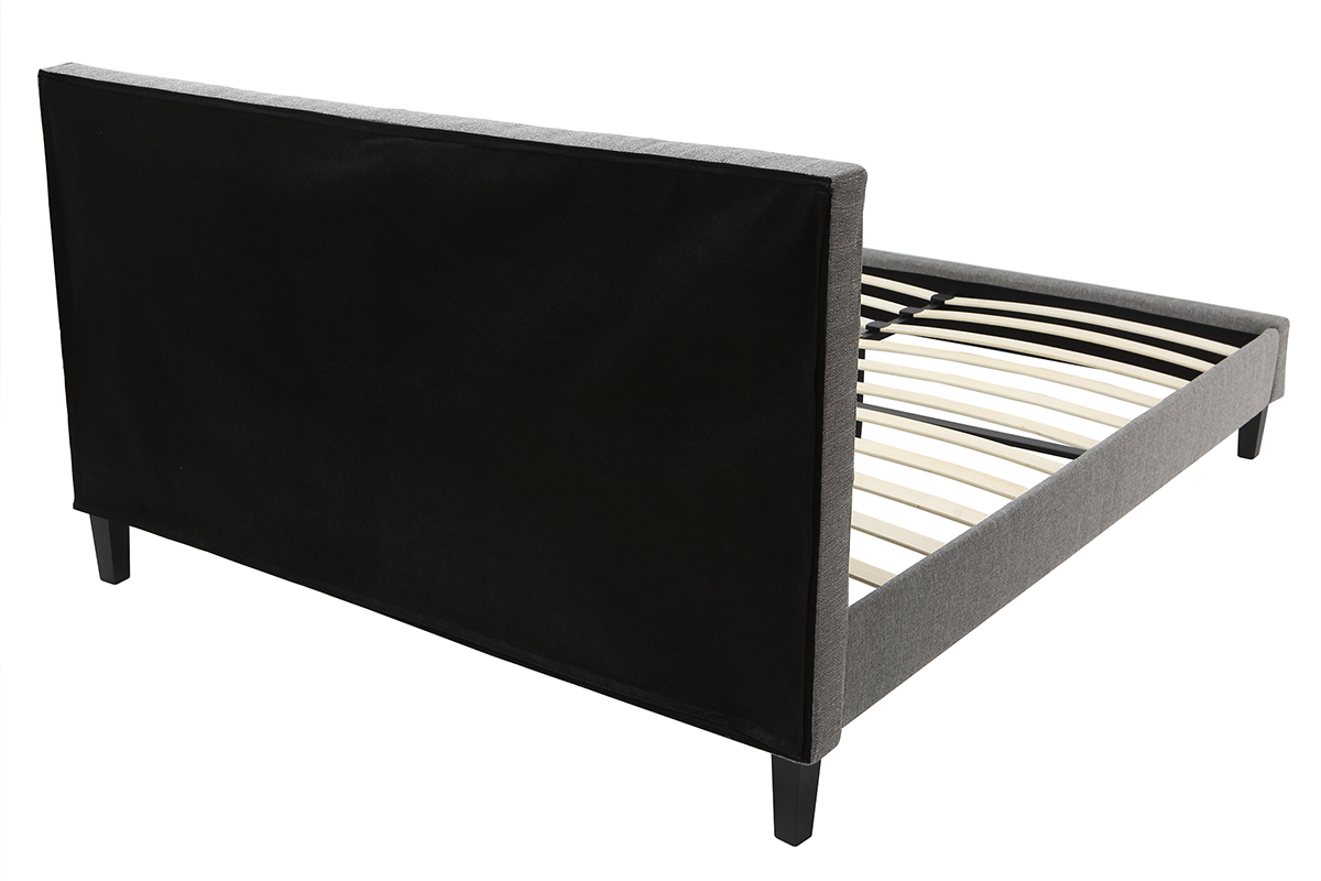 Letto da adulto 160x200 cm Grigio chiaro EMERY