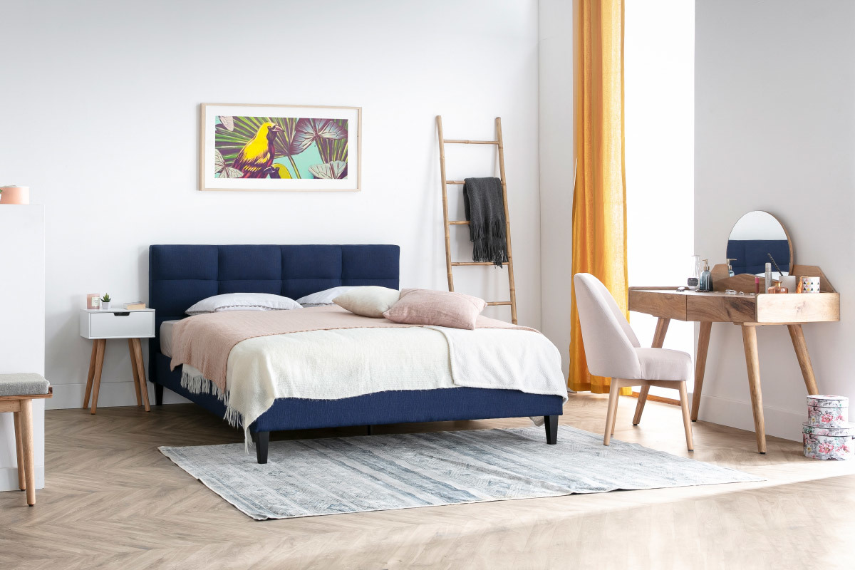 Letto da adulto 160x200 cm Grigio chiaro EMERY