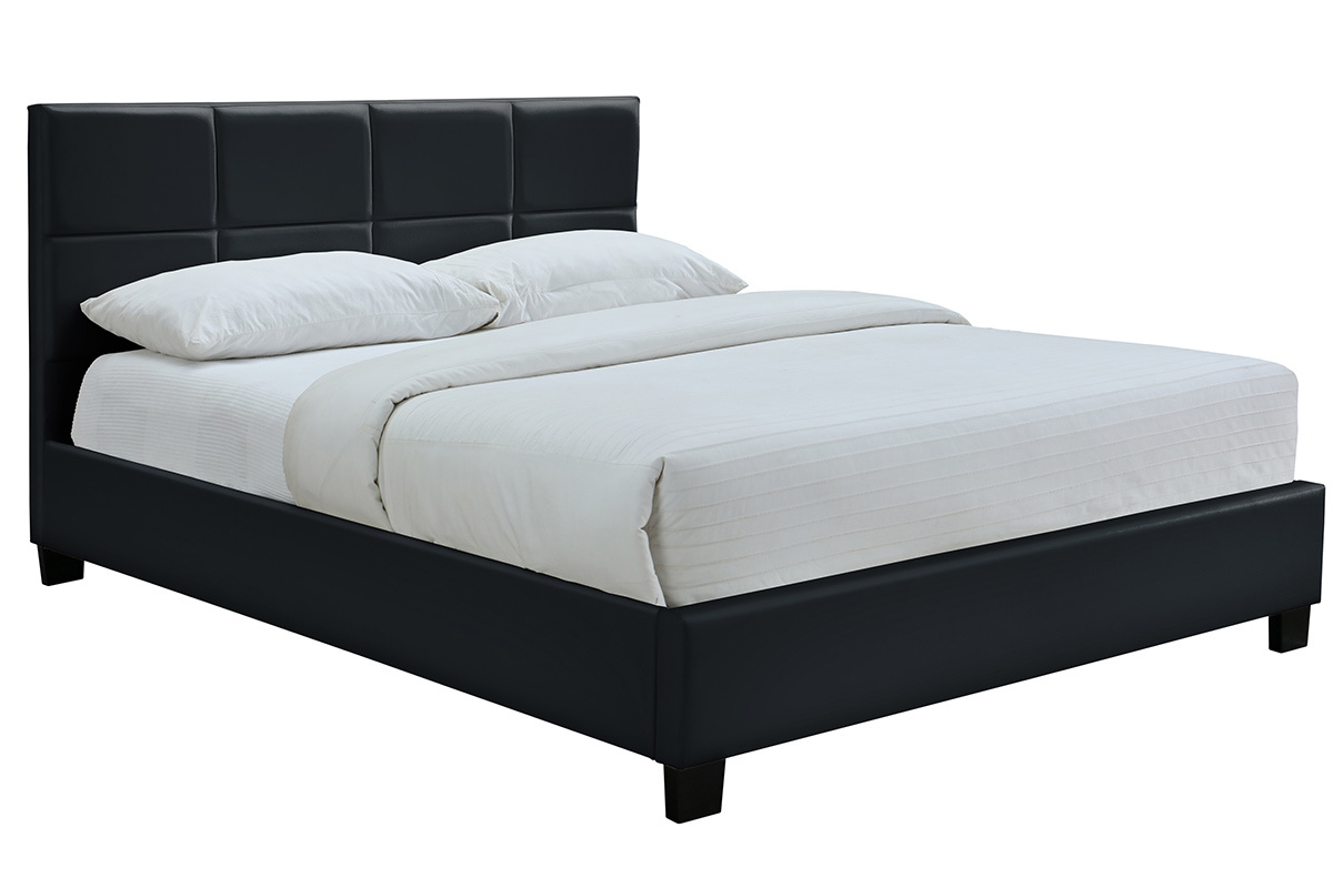 Letto da adulto 160x200 cm Nero SOLAL