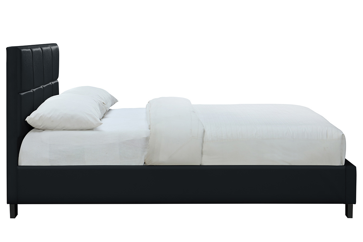 Letto da adulto 160x200 cm Nero SOLAL