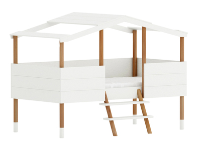 Letto e rete a capanna, da bambini, dimensioni: 90x190cm, modello: PILOTI - Letto e rete a capanna, da bambini, dimensioni: 90x190cm, modello: PILOTI