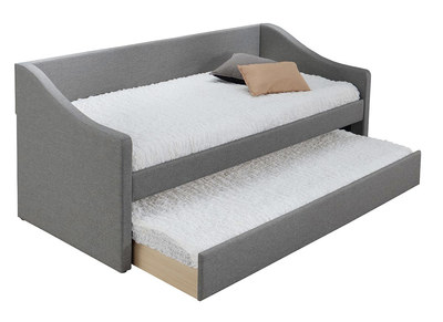 Letto estraibile 190x90cm grigio chiaro BEKKER