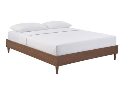 Letto matrimoniale 160x200 cm legno scuro AYO