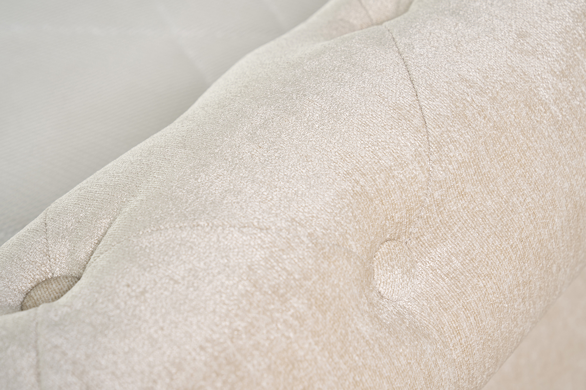 Letto matrimoniale 160x200 velluto capitonne RILEY