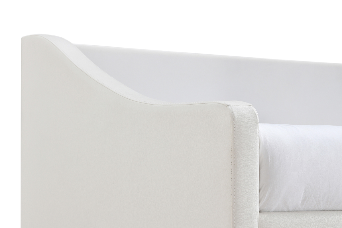 Letto per bambini in poliuretano bianco BEKKER