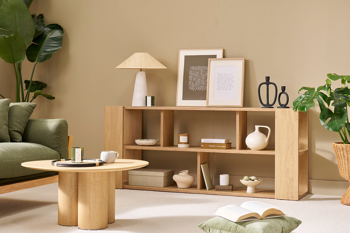 Libreria bassa design bianca L168 cm MUSSO