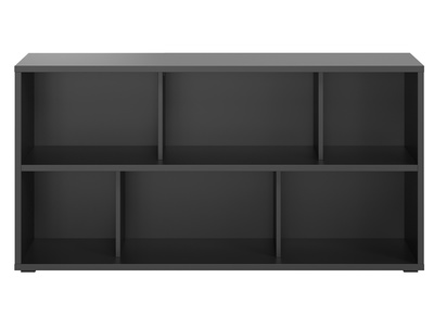 Libreria bassa finitura legno nero L140 cm EPURE