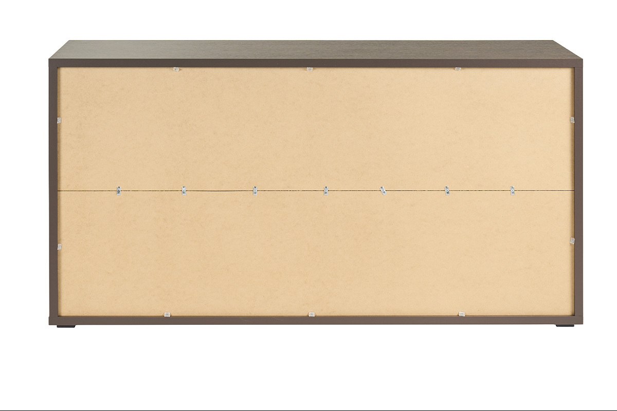 Libreria bassa finitura legno scuro noce L140 cm EPURE