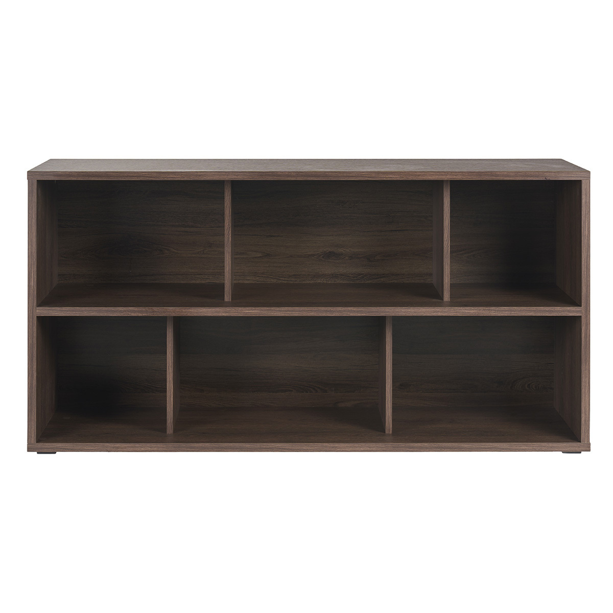 Libreria bassa finitura legno scuro noce L140 cm EPURE